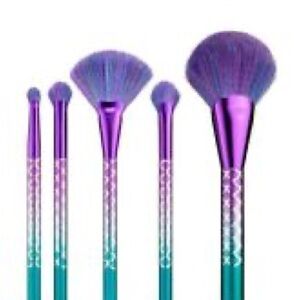 Sephora Mermaid Makeup Brush Set - Purple & Teal Blue